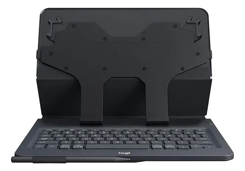 Estuche +teclado Compatible Con iPad Tablet 10 U 11 Pulgadas Negro - Imagen 2