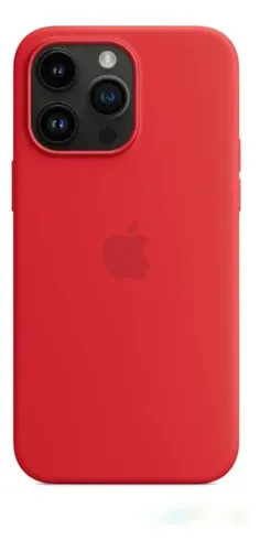 Estuche Case Carcasa Silicona Compatible Con 15 Pro Max Rojo