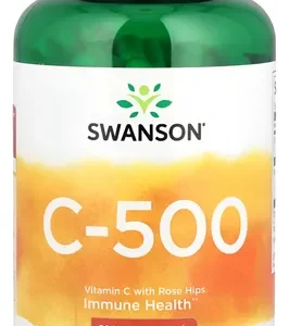Vitamina C Swanson 500 Mg 250 Capsulas Original Suplemento Sin Sabor