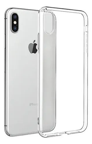 Estuche Case Transparente iPhone XS Max Transparente Lisa - Imagen 2