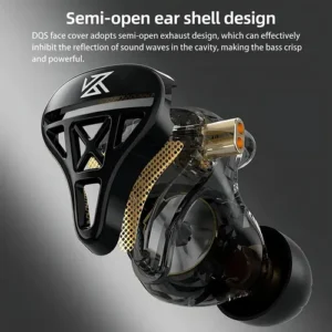 Auriculares Kz Dqs 1dd - In Ear Intrauricular Color Negro