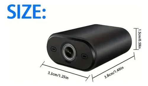 Mini Cámara Ip Seguridad Wi-fi X8 Usb-c Visión Nocturna 480p Negro - Imagen 2
