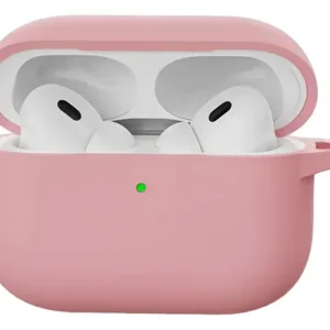 Estuche Protector Silicona Compatible Con AirPods Pro3 Apple Rosa Liso