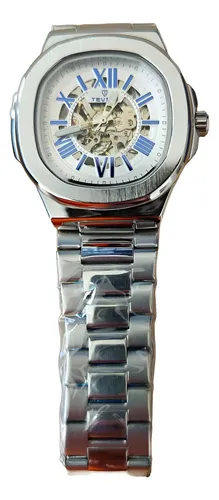Reloj Tevise Automático De Lujo Para Hombre Acero Inoxidable - Imagen 8