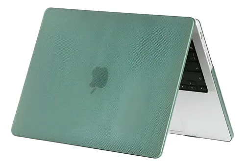 Estuche Protector Macbook M1 M2 M3 M4 M5 Pro Max 14 A2442 Verde Musgo - Imagen 5