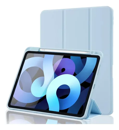 Estuche Protector Compatible iPad 10.9 11va Y 10ma Gen Apple Azul Acero