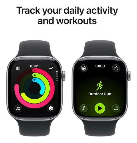 Apple Watch Series 11 Gps Aluminio Reloj Inteligente 42mm Gris Oscuro Sport Negro - Imagen 5