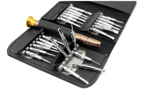 Kit Juego Destornilladores 25 En 1 Estuche Bolsillo Portatil - Imagen 2