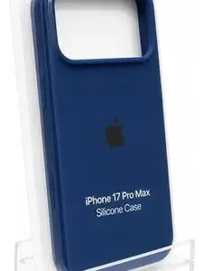 Estuche Case Carcasa Silicona Compatible iPhone 17 Pro Max Azul Marino