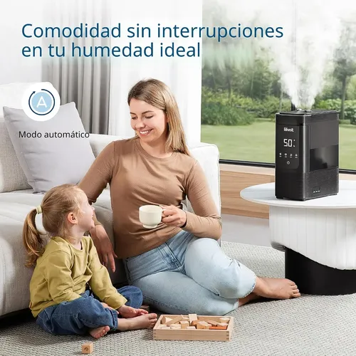 Humidificador Levoit Oasismist600s Smart 6 Litros Aromatiza Negro - Imagen 7
