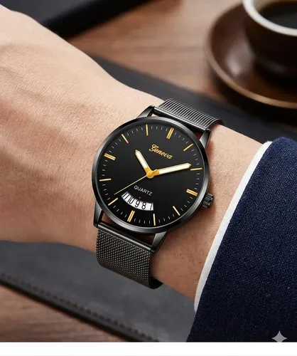 Reloj Géneva Para Hombre Varios Modelos Original Elegante - Imagen 3