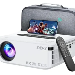 Proyector Xgody 12000 Lúmenes 8k 1080p Infocus Wifi Blanco