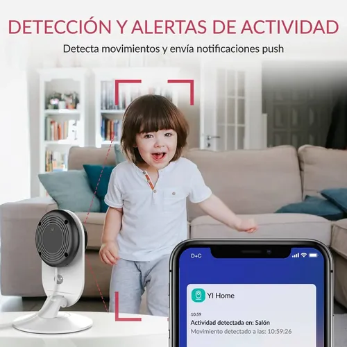 Camara Inteligente Yi Xiaomi 1080p Seguridad Garantía Blanco - Imagen 5