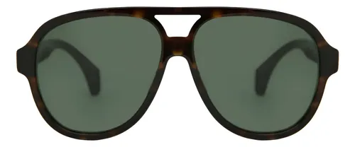 Gafas De Sol Gucci Originales Gg0688s Elegancia Premium Océano Marrón Verde Oscuro Café - Imagen 5