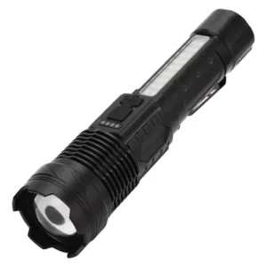 Linterna Láser Blanca Tactica Recargable Tipo C Ipx4 1500mah Blanco Negro