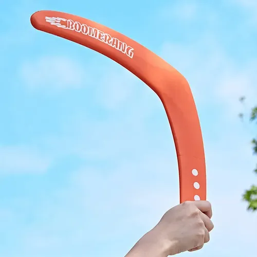 Boomerang Juguetes Al Aire Para Niños Soft Eva Naranja - Imagen 2