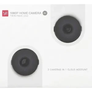 Cámara Inteligente Yi Home 1080p Xiaomi Pack X2 Seguridad Blanco