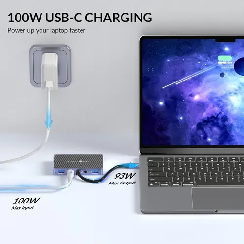 Adaptador Hub 7 En 1 Usb C 4k Hdmi Setmspace Para Mac Negro - Imagen 7