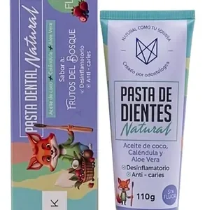Atuk Pasta De Dientes Dental Niños Frutos Bosque Sin Flúor