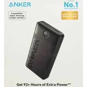 Powerbank Anker 20000 Mah A1363 Bateria Externa Puerto Usb Negro