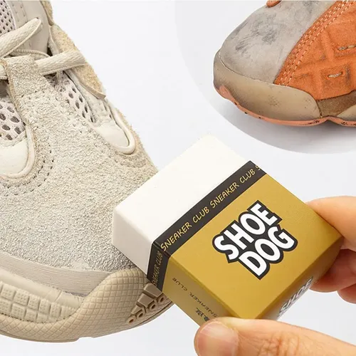 Limpiador De Calzado Shoe Dog Sneaker Club Gamuza Cuero Blanco - Imagen 5