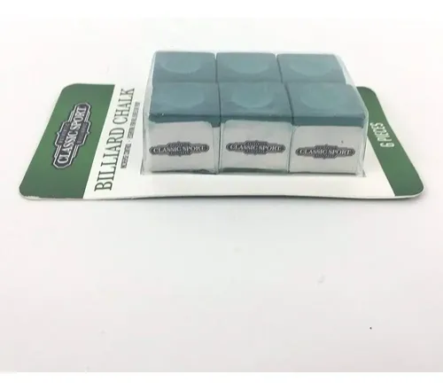 Tiza De Billar 6 Piezas Original Americano Garantia Local Verde Oscuro - Imagen 2