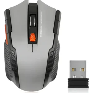 Mouse Gamer Inalámbrico Gaming 6 Botones 1600dpi  Gris