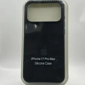 Estuche Case Carcasa Silicona Compatible iPhone 17 Pro Max Negro