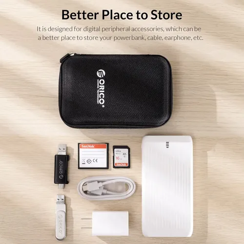 Estuche Protector Para Disco Duro Externo 2,5 Orico Gris Gris - Imagen 8
