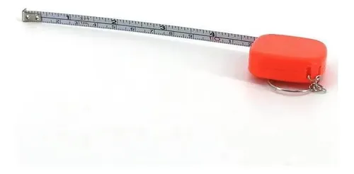 Llavero Huincha De Medir Cinta Métrica Metro Funcional Rojo - Imagen 6