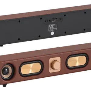 Barra De Sonido Bluetooth Inalámbrico Speaker E-3404 Chocolate