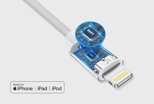 Cable De Carga Para iPhone Conector Lightning A Usb 1m Apple Blanco - Imagen 7