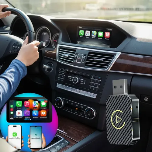 Adaptador Carplay Y Android Auto Wireless Play Inalambrico - Imagen 2