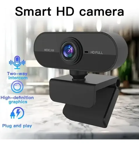 Camara Web Cam Pc Full Hd 1080p Webcam Windows, Mac, Android Negro - Imagen 2