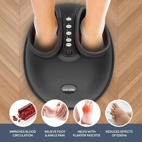 Belmint Shiatsu Masajeador De Pies Anti Estrés Profesional Negro - Imagen 7