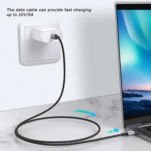 Cable Usb-c A Usb-c 3m Compatible Macbook iPad iPhone Negro Negro - Imagen 6