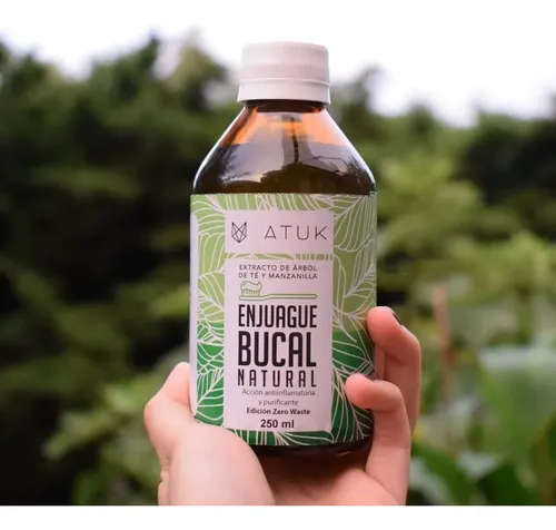 Enjuague Bucal Natural Sin Flúor Atuk Caléndula Y Manzanilla - Imagen 4