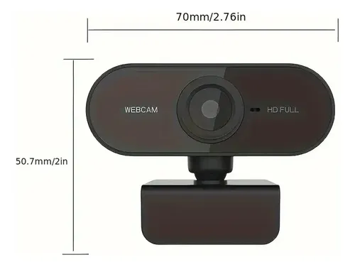 Camara Web Cam Pc Full Hd 1080p Webcam Windows, Mac, Android Negro - Imagen 4