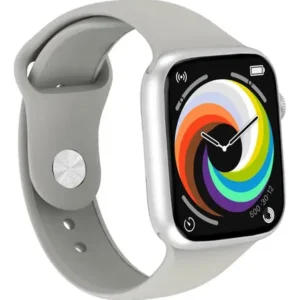 Pulsera Silicona Compatible Con Apple Watch 38mm / 44mm Gris 4.4 Cm
