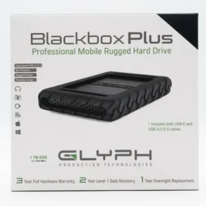 Disco Externo Sólido Ssd Blackbox Plus 1tb Usb C Rugged Negro