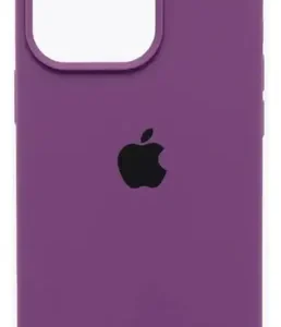 Estuche Case Carcasa Silicona Compatible Con iPhone 15 Pro Violeta Oscuro