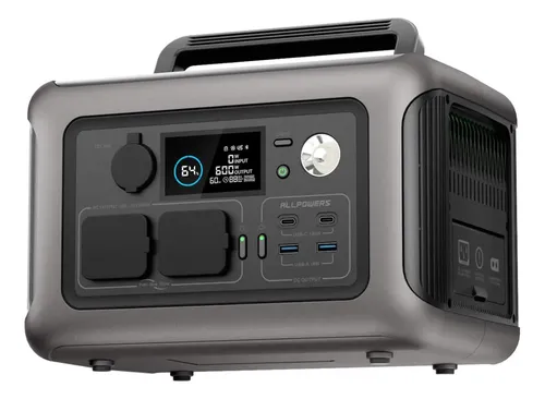 Estación Energía Portátil Ups 600w Allpowers R600 Generador - Imagen 4