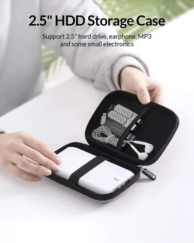 Estuche Protector Para Disco Duro Externo 2,5 Orico Gris Gris - Imagen 5