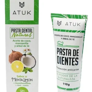 Pasta De Dientes Dental Atuk Coco Manzanilla Sin Flúor
