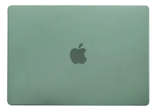 Estuche Protector Macbook M1 M2 M3 M4 M5 Pro Max 14 A2442 Verde Musgo