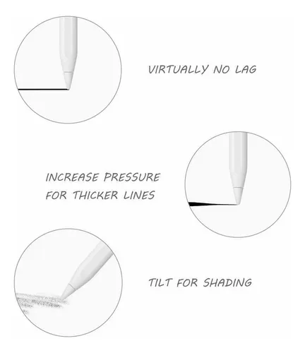 Puntas Repuesto Compatible Con Apple Pencil 1 Y 2 iPad 4 Und - Imagen 4