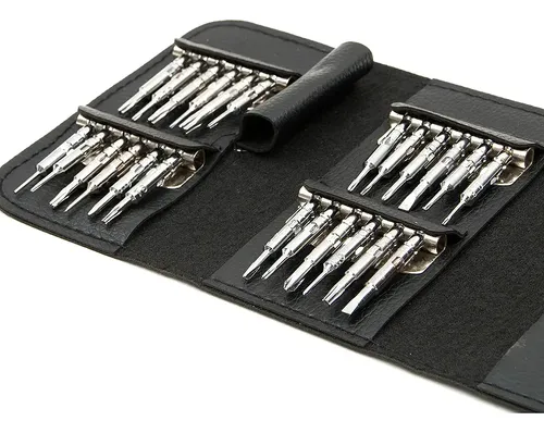 Kit Juego Destornilladores 25 En 1 Estuche Bolsillo Portatil - Imagen 3