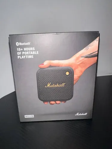 Bocina Marshall Willen Portátil Con Bluetooth Waterproof Negra Negro - Imagen 7