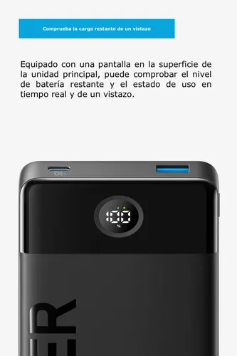 Banco De Energia Anker Powerbank A1237 10.000mah 12w 2-port Negro - Imagen 6