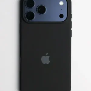 Estuche Case Carcasa Silicona Compatible Con iPhone 17 Pro Negro Liso